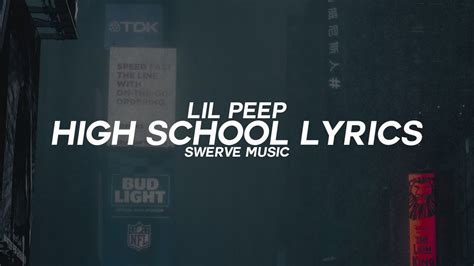 high school lyrics lil peep